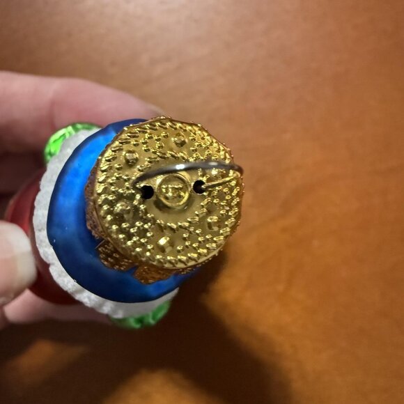 Vintage UT Nutcracker Christmas Ornament Glass Y2K Hand Painted Toy Soldier - Picture 3 of 4